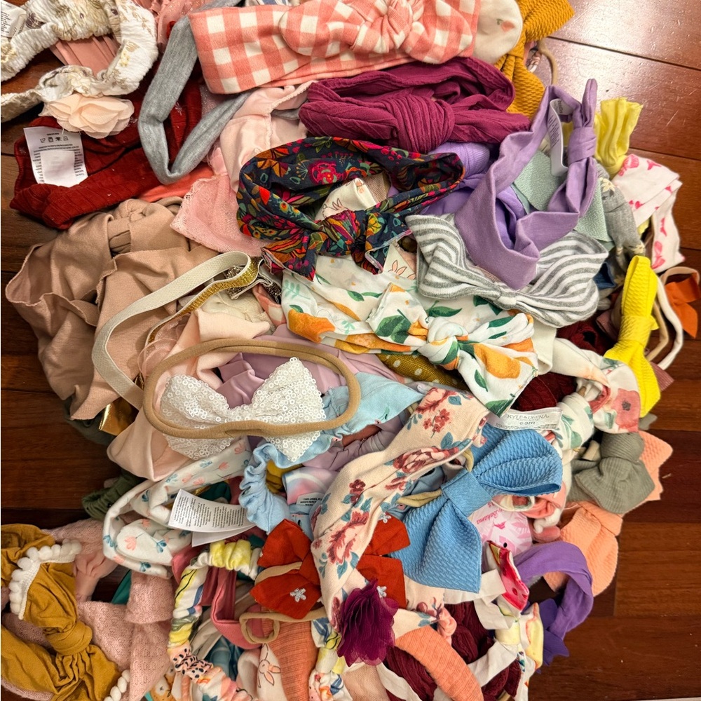 Baby girl headband lot